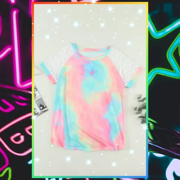 ‼️CLEARANCE PRICE FIRM‼️Bright Tie Dye Crochet🔥 - Picture 4 of 11